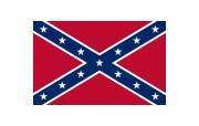 Sydstaterne kampflag, Polyester 90x150cm